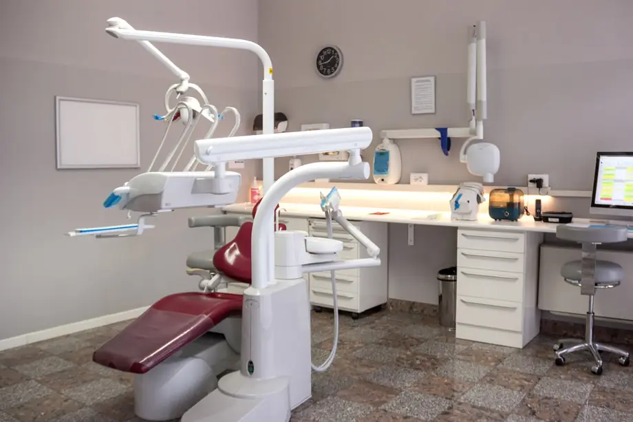 Modern dental treatment room in a new clinic